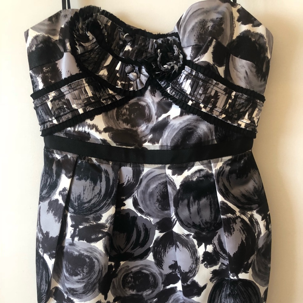 BCBG MaxAzria strapless bubble dress size 12.